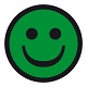 grüner Smiley